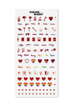 Carica l'immagine nel visualizzatore di Gallery, THAT'S AMORE Nail Art Stickers