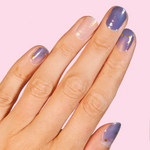 Carica l'immagine nel visualizzatore di Gallery, Smalto adesivo colore lilla e decorazione stelle e lune dorate