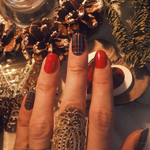 Carica l'immagine nel visualizzatore di Gallery, Smalto adesivo colore verde petrolio con fantasia scozzese