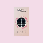 Carica l'immagine nel visualizzatore di Gallery, Package di smalto adesivo  Set di 20 nail wraps colore nero