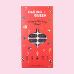 Carica l'immagine nel visualizzatore di Gallery, Package di smalto adesivo Set di 20 nail wraps in colore verde petrolio e fantasia scozzese